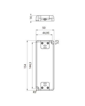 DRIVER FINO TENSION CONSTANTE IP20 24VDC  30W  (SS30-24VF)